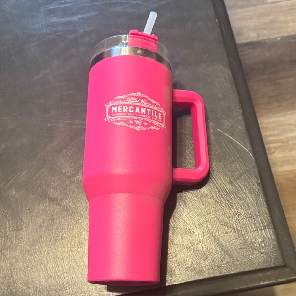 Hot Pink Large Travel Mug